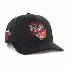 Miami Heat '47 Nothing But Net Hitch Adjustable Hat Black