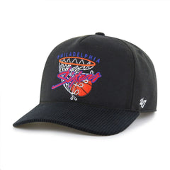 Philadelphia 76ers '47 Nothing But Net Hitch Adjustable Hat Black
