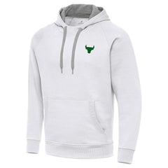 Chicago Bulls Antigua St. Patrick's Day Victory Raglan Pullover Hoodie White