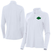 Los Angeles Lakers Antigua Women's St. Patrick's Day Intent Quarter-Zip Top White