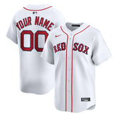 MLB Boston Red Sox Nike Home Limited Custom Jersey - White
