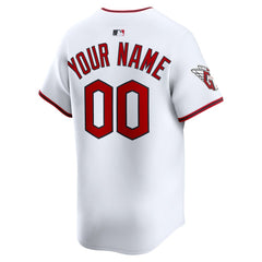 Cleveland Guardians Nike Home Limited Custom Jersey - White Jerseys
