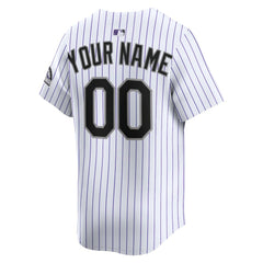 MLB Colorado Rockies Nike Home Limited Custom Jersey - White