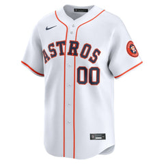 MLB Houston Astros Nike Home Limited Custom Jersey - White