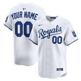 MLB Kansas City Royals Nike Home Limited Custom Jersey - White