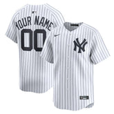 MLB New York Yankees Nike Home Limited Custom Jersey - White