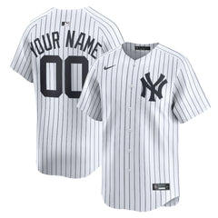 MLB New York Yankees Nike Home Limited Custom Jersey - White