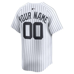 MLB New York Yankees Nike Home Limited Custom Jersey - White