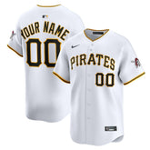 MLB Pittsburgh Pirates Nike Home Limited Custom Jersey - White