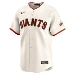 MLB San Francisco Giants Nike Home Limited Custom Jersey - Cream
