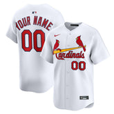 MLB St. Louis Cardinals Nike Home Limited Custom Jersey - White