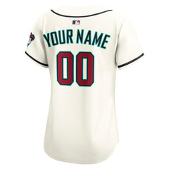 MLB Arizona Diamondbacks Nike Women's Home Limited Custom Jersey - Cream