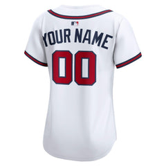 MLB Atlanta Braves Nike Women's Home Limited Custom Jersey - White