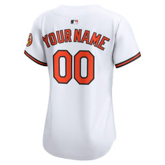 MLB Baltimore Orioles Nike Women's Home Limited Custom Jersey - White