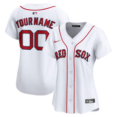 Boston Red Sox Nike Women's Home Limited Custom Jersey - White Jerseys