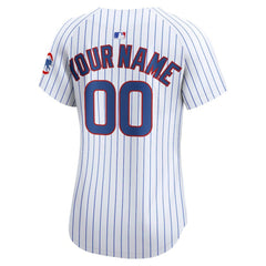 MLB Chicago Cubs Nike Women's Home Limited Custom Jersey - White