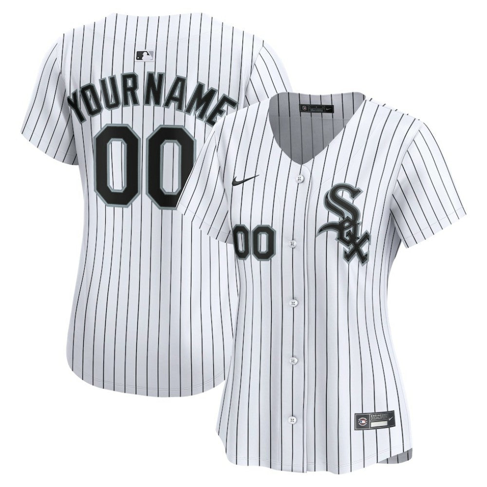 MLB Chicago White Sox Nike Women's Home Limited Custom Jersey - White