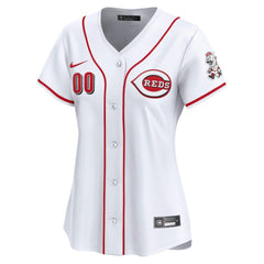 MLB Cincinnati Reds Nike Women's Home Limited Custom Jersey - White