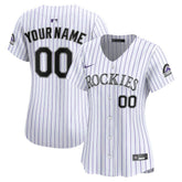MLB Colorado Rockies Nike Women's Home Limited Custom Jersey - White