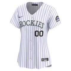 MLB Colorado Rockies Nike Women's Home Limited Custom Jersey - White