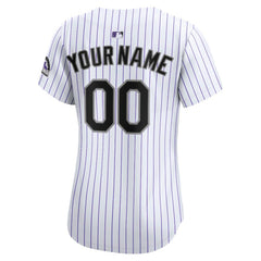 MLB Colorado Rockies Nike Women's Home Limited Custom Jersey - White
