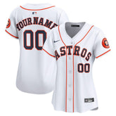 MLB Houston Astros Nike Women's Home Limited Custom Jersey - White