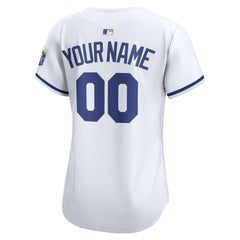 MLB Kansas City Royals Nike Women's Home Limited Custom Jersey - White