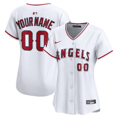 MLB Los Angeles Angels Nike Women's Home Limited Custom Jersey - White