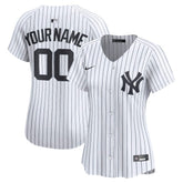 MLB New York Yankees Nike Women's Home Limited Custom Jersey - White
