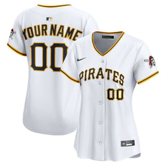 MLB Pittsburgh Pirates Nike Women's Home Limited Custom Jersey - White