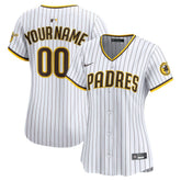 MLB San Diego Padres Nike Women's Home Limited Custom Jersey - White