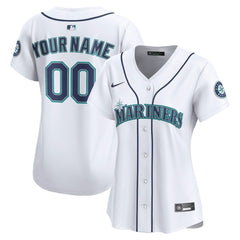 MLB Seattle Mariners Nike Women's Home Limited Custom Jersey - White