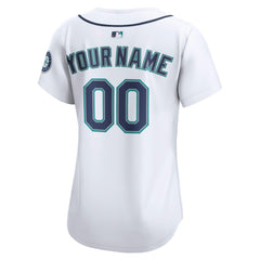 MLB Seattle Mariners Nike Women's Home Limited Custom Jersey - White