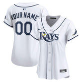 MLB Tampa Bay Rays Nike Women's Home Limited Custom Jersey - White
