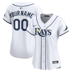 MLB Tampa Bay Rays Nike Women's Home Limited Custom Jersey - White