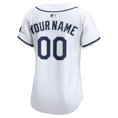 MLB Tampa Bay Rays Nike Women's Home Limited Custom Jersey - White