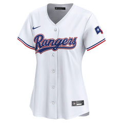 MLB Texas Rangers Nike Women's Home Limited Custom Jersey - White