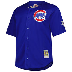 MLB Ryne Sandberg Chicago Cubs Mitchell & Ness Big & Tall Cooperstown Mesh Batting Practice Jersey - Royal