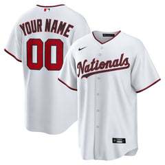 MLB Washington Nationals Nike Home Custom Replica Jersey - White