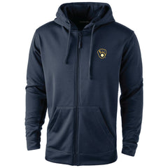 Milwaukee Brewers Dunbrooke Trophy Full-Zip Hoodie - Navy Hoodies