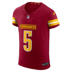 Jayden Daniels Washington Commanders Team Vapor F.U.S.E. Elite Jersey Burgundy