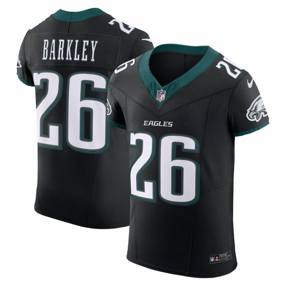 NFL Saquon Barkley Philadelphia Eagles Alternate Vapor F.U.S.E. Elite Jersey - Black