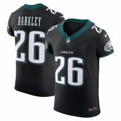 NFL Saquon Barkley Philadelphia Eagles Alternate Vapor F.U.S.E. Elite Jersey - Black