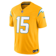 NFL Ladd McConkey Los Angeles Chargers Alternate Charger Power Vapor F.U.S.E. Limited Jersey - Gold