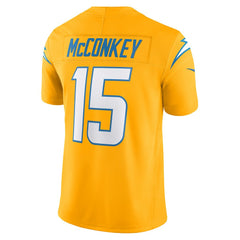 NFL Ladd McConkey Los Angeles Chargers Alternate Charger Power Vapor F.U.S.E. Limited Jersey - Gold
