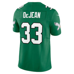 NFL Cooper DeJean Philadelphia Eagles Alternate 2 Vapor F.U.S.E. Limited Jersey - Kelly Green