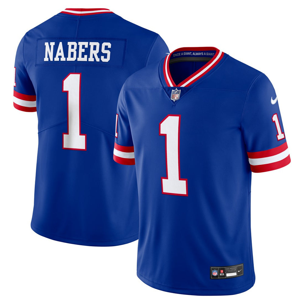 NFL Malik Nabers New York Giants Alternate 2 Legacy Vapor Untouchable Limited Jersey - Royal