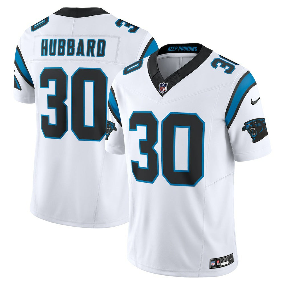 NFL Chuba Hubbard Carolina Panthers Vapor F.U.S.E. Limited Jersey - White