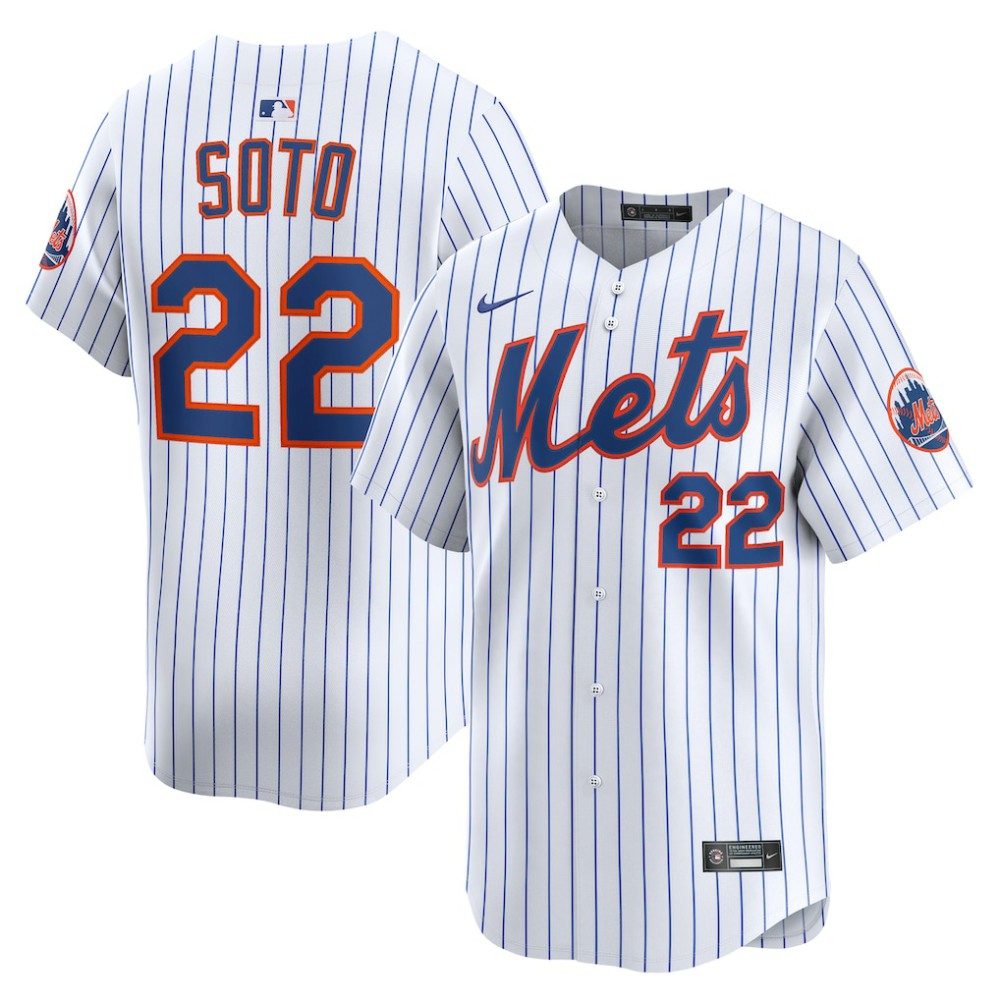 MLB Juan Soto New York Mets Nike Home Limited Player Jersey - White
