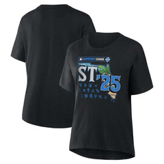 MLB Fanatics Women's 2025 Spring Training Grapefruit League T-Shirt - Black T-shirts